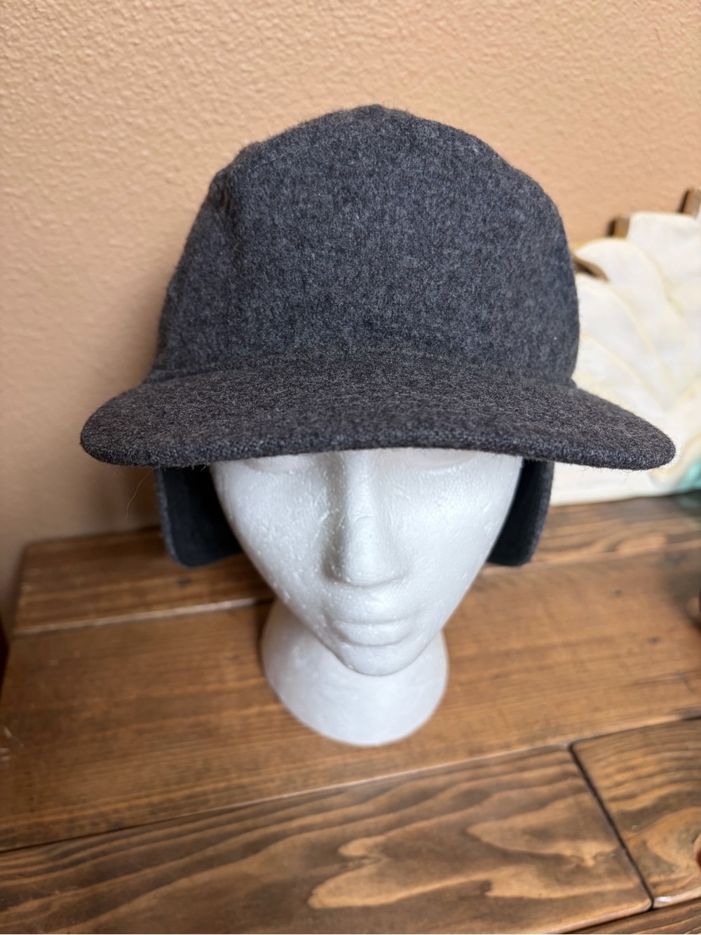 Pendleton Vintage Gray Men’s Wool Trapper Hat XL